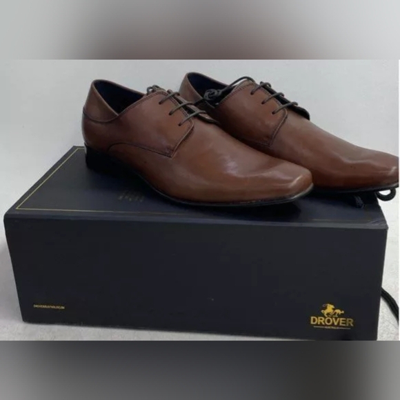 Drover Australia Willunga Lace-Up Brogue Brown Oxfords Size 9 N/Box MSRP $140